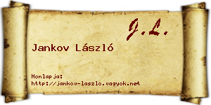 Jankov László névjegykártya